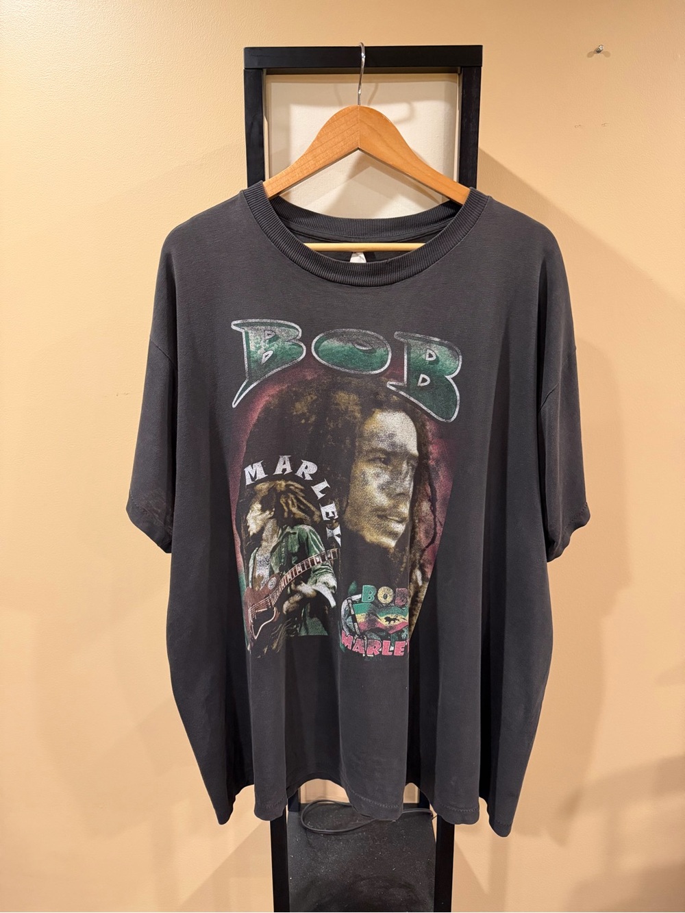 Vintage Bob Marley 90s One Love Memorial Faded T-Shirt